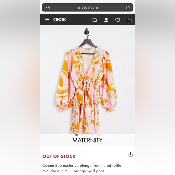 ASOS Maternity Dresses & Skirts - NWT ASOS Maternity Queen Bee Dress